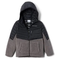 Columbia Boys' Powder Lite Novelty Hooded Jacket