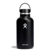 Hydro Flask 64oz (1892 Ml) Wide Mouth With Flex Cap Bottle -Columbia Store 0000 W64BTS001 Black StraightOn