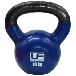 Vinyl Cast Iron Kettlebell -Columbia Store 0000 UFW074 UrbanFitnessCastIronKettlebell 10kg Blue