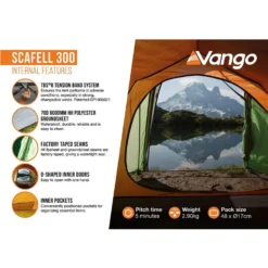 Vango Scafell 300 3-Person Adventure Tent -Columbia Store 0000 image 4 589e61a0 3ef6 46a6 b484 a9aa085ef2c2