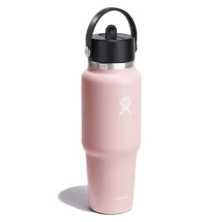 Hydro Flask 32oz Wide Mouth Travel Bottle With Straw Cap 18 Hydro Flask 32oz Wide Mouth Travel Bottle With Straw Cap -Columbia Store 0000 wt32bfs678 32 oz wide flex straw travel bottle trillium angled