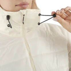 Salomon Women's Outline Hooded Insulated Jacket -Columbia Store 0001 LC2213900 4 MOD outlinehdinsuljkt turtledove hoodadjustment w