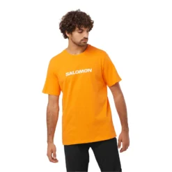 Men's Salomon Logo Performance T-Shirt -Columbia Store 0001 LC2245700 0 MOD sallogoperfsstee zinnia sportswear m