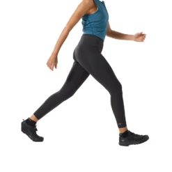 Arc'teryx Women's Essent High-Rise Leggings -Columbia Store 0001 S24 X000007856 Essent High Rise Utility Legging 26 Black Women s Side View