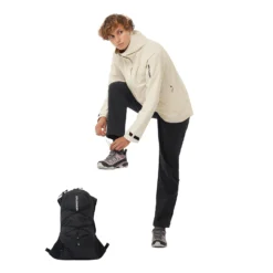 Salomon Women's Modular Base Pants 21 Salomon Women's Modular Base Pants -Columbia Store 0001 SS24 W OUTDOOR FRONT 2 SIL