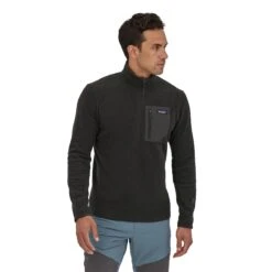 Patagonia Men's R1 Air Zip Neck Fleece -Columbia Store 0001 WBF21 40245 BLK MK1
