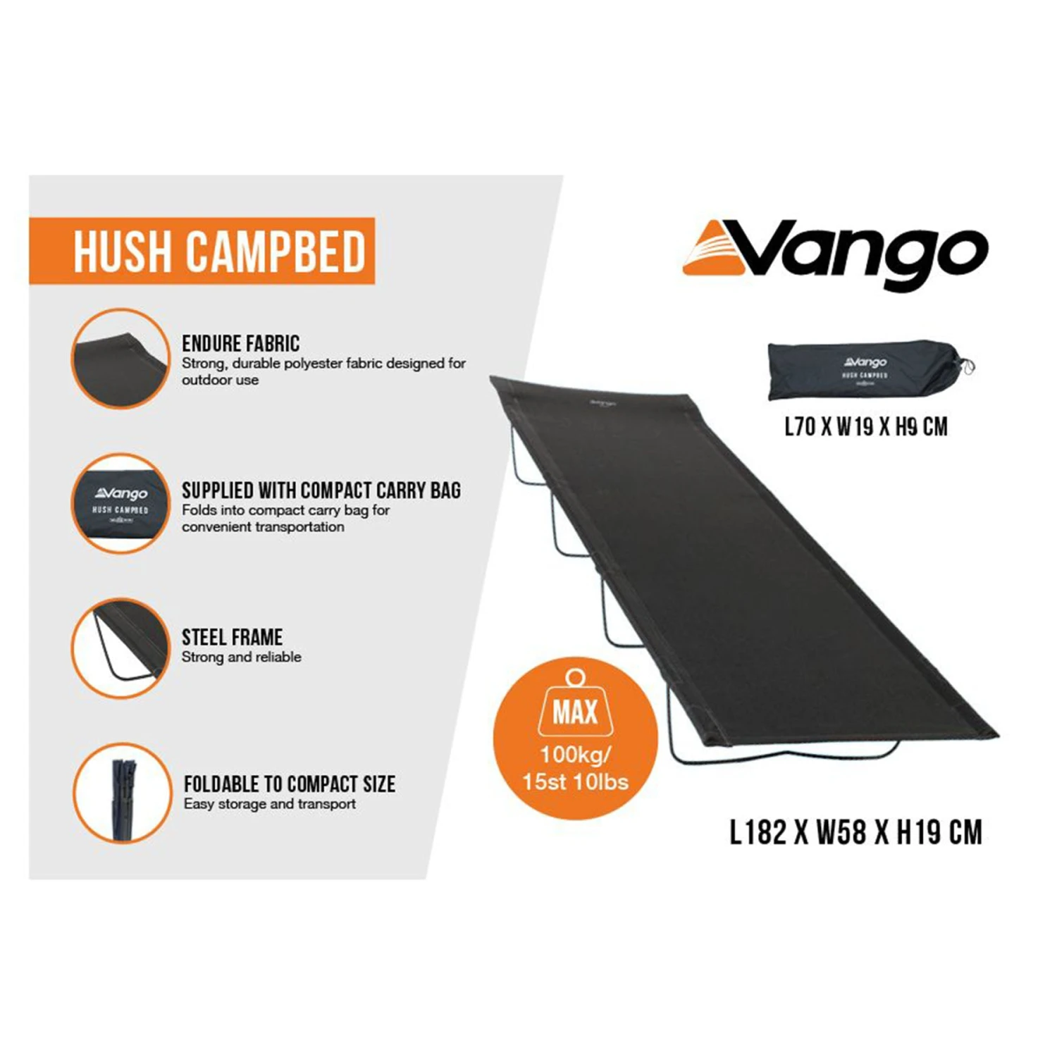 Vango Hush Campbed 5 Vango Hush Campbed - Image 3