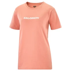 Salomon Women's Logo T-Shirt -Columbia Store 0002 LC2217800 0 GHO logosstee lightmahogany outdoor w