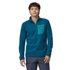 Patagonia Men's R1 Air Zip Neck Fleece -Columbia Store 0002 WBF23 40245 LMBE CM1