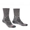 Bridgedale Men's Hike Lightweight Merino Comfort Boot Socks -Columbia Store 0003 514 806 HIKE Mens Lightweight MC Boot Grey pr