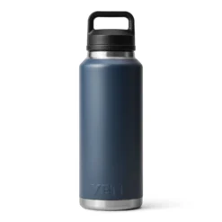 Yeti Rambler 46 Oz (1.4 L) Bottle With Chug Cap -Columbia Store 0003 Drinkware BottleChug 46oz Navy Studio Back