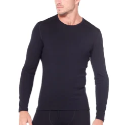 Icebreaker Men's Merino 260 Tech Long Sleeve Crewe Thermal Top -Columbia Store 0003 FW18 MEN 260 TECH LS CREWE 104371001 2