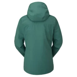 Rab Women's Downpour Eco Jacket -Columbia Store 0003 Womens Downpour Eco Jacket Eucalyptus QWG 83 EUC Back