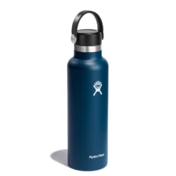 Hydro Flask 21 Oz (621 Ml) Standard Mouth Bottle -Columbia Store 0004 S21SX464 Indigo Angled