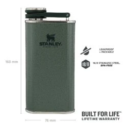 Stanley Classic Easy-Fill Wide Mouth Flask 0.23L -Columbia Store 0004 Stanley TheEasy FillWideMouthFlask0.23L 8OZ HammertoneGreen 3 1800x1800 3979e692 7772 47bb acc9 f5ddcd3e1862