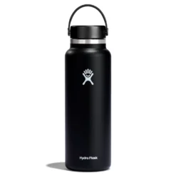 Hydro Flask 40oz (1182 Ml) Wide Mouth Flex Cap Bottle 14 Hydro Flask 40oz (1182 Ml) Wide Mouth Flex Cap Bottle -Columbia Store 0004 W40BTS001 Black StraightOn