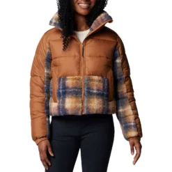 Columbia Women's Leadbetter Point II Sherpa Printed Puffer Jacket