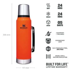 Stanley Classic Legendary Bottle 1.0L -Columbia Store 0012 Stanley TheLegendaryClassicBottle1.0L 1.1QT BlazeOrange 3 1800x1800 859ee706 1d95 4505 8351 9453e6226b98