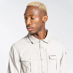 Craghoppers Men's NosiLife Adventure II Long Sleeved Shirt 24 Craghoppers Men's NosiLife Adventure II Long Sleeved Shirt -Columbia Store 0018 CMS605 222 Parchment 04