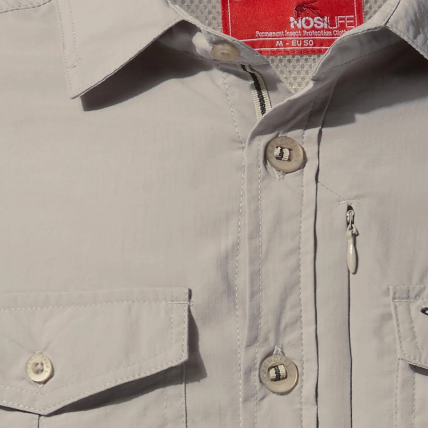 Craghoppers Men's NosiLife Adventure II Long Sleeved Shirt 10 Craghoppers Men's NosiLife Adventure II Long Sleeved Shirt - Image 8