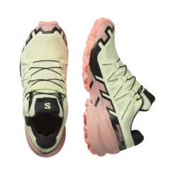 Salomon Women's Speedcross 6 GORE-TEX Trail Running Shoes 20 Salomon Women's Speedcross 6 GORE-TEX Trail Running Shoes -Columbia Store 0023 L47765500 10 GHO SPEEDCROSS6GTXWLimeCream MahoganyRose Black