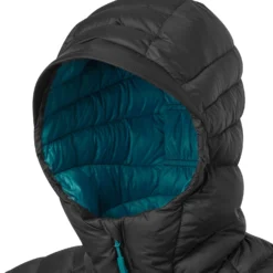 Rab Women's Microlight Alpine Jacket 14 Rab Women's Microlight Alpine Jacket -Columbia Store 0023 Womens Microlight Alpine Jacket Black QDB 13 BL Detail3