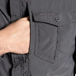 Craghoppers Men's NosiLife Adventure II Long Sleeved Shirt 37 Craghoppers Men's NosiLife Adventure II Long Sleeved Shirt -Columbia Store 0024 CMS605 7J8 BlackPepper 08