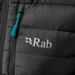 Rab Women's Microlight Alpine Jacket 16 Rab Women's Microlight Alpine Jacket -Columbia Store 0025 Womens Microlight Alpine Jacket Black QDB 13 BL Detail1