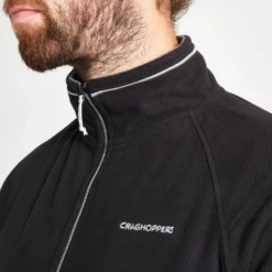 Craghoppers Men's Corey VI Half Zip Fleece Pullover -Columbia Store 0028 CMA1287 800 Black 04 1