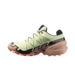 Salomon Women's Speedcross 6 GORE-TEX Trail Running Shoes 24 Salomon Women's Speedcross 6 GORE-TEX Trail Running Shoes -Columbia Store 0028 L47765500 1 GHO SPEEDCROSS6GTXWLimeCream MahoganyRose Black
