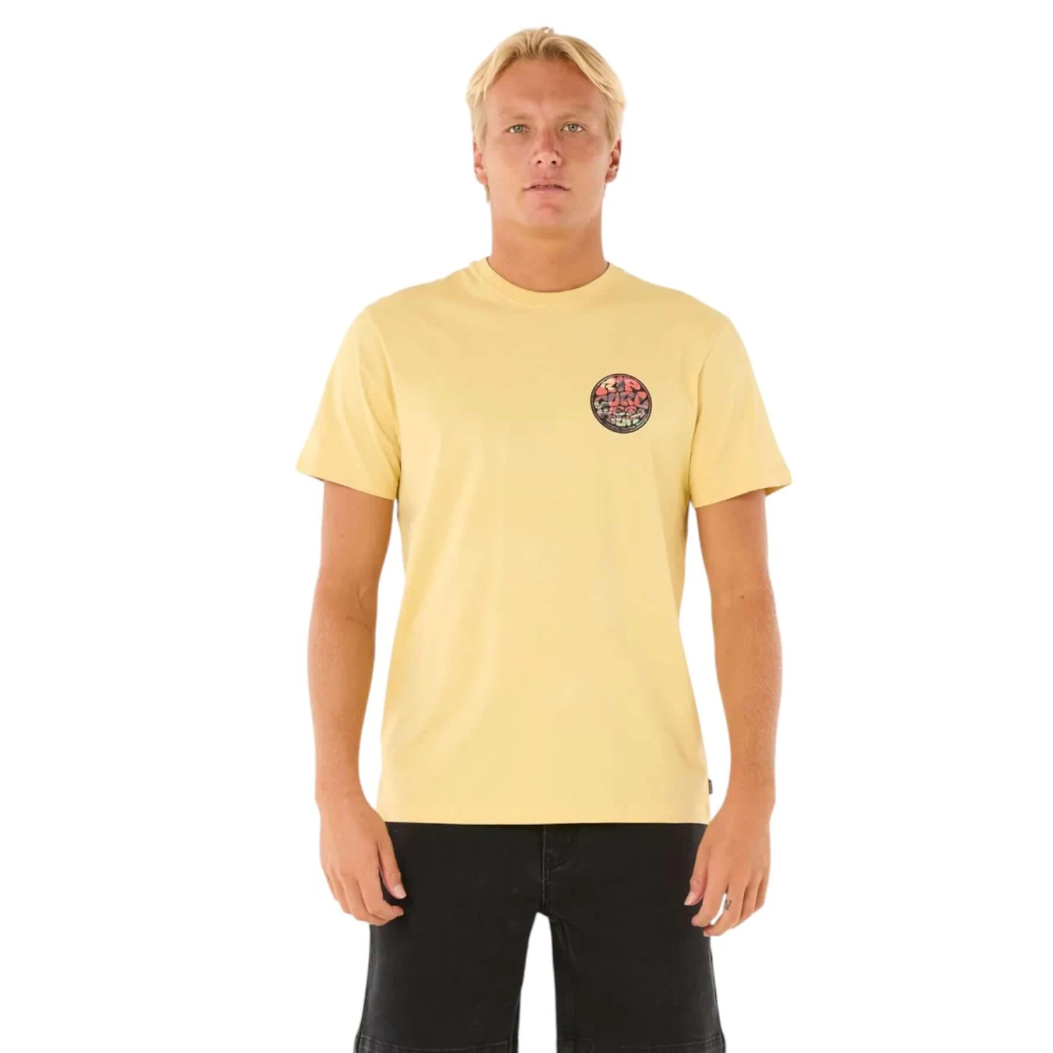 Ripcurl Men's Wettie Passage Icon T-Shirt 3 Ripcurl Men's Wettie Passage Icon T-Shirt