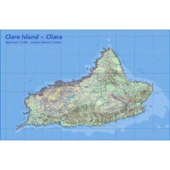 Achill & Corraun Clare Island Map -Columbia Store 123 clare island whole