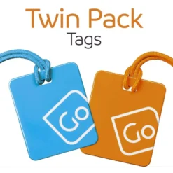 GO TRAVEL Luggage Tags Twin Pack -Columbia Store 152.104 a 2