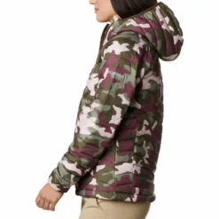 Columbia Women's Powder Lite Hooded Jacket - Olive Green Traditional Camo -Columbia Store 1699071 320 a1 conversion1