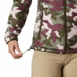 Columbia Women's Powder Lite Hooded Jacket - Olive Green Traditional Camo -Columbia Store 1699071 320 a4 conversion1