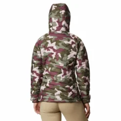 Columbia Women's Powder Lite Hooded Jacket - Olive Green Traditional Camo -Columbia Store 1699071 320 b conversion1