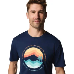 Columbia Men's Path Lake II Graphic T-Shirt -Columbia Store 1934814 468 a3 om