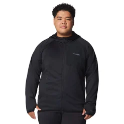 Columbia Men's Triple Canyon Grid Fleece Hooded Full Zip II Jacket