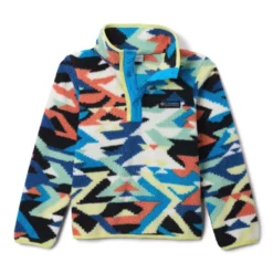 Columbia Kids' Helvetia II Printed Half Snap Fleece Pullover -Columbia Store 2097071 491 f pu