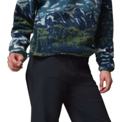 Columbia Women's Helvetia II Printed Cropped Half Snap Fleece 40 Columbia Women's Helvetia II Printed Cropped Half Snap Fleece -Columbia Store 2098501 492 a3 om
