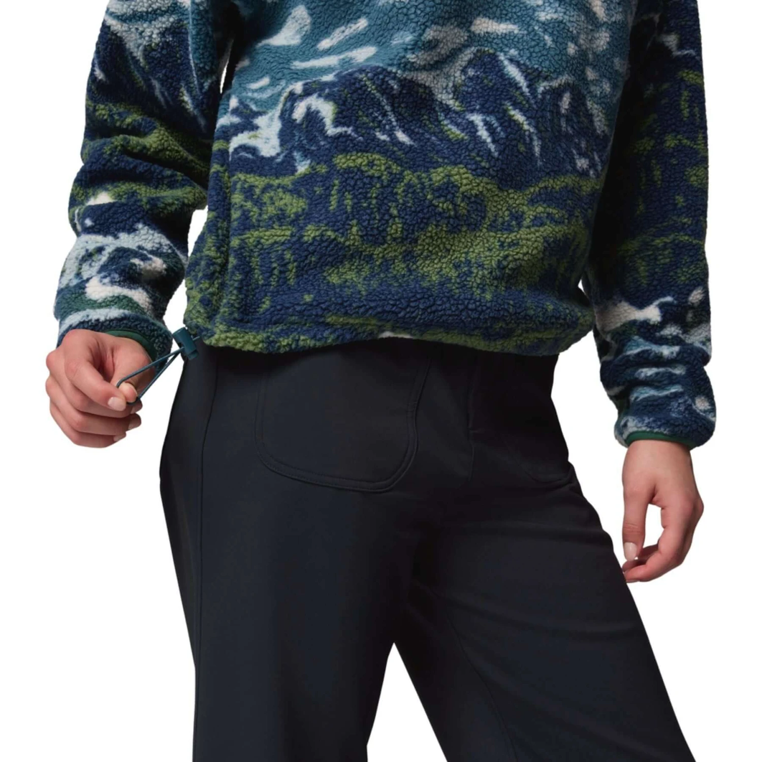 Columbia Women's Helvetia II Printed Cropped Half Snap Fleece 21 Columbia Women's Helvetia II Printed Cropped Half Snap Fleece - Image 19