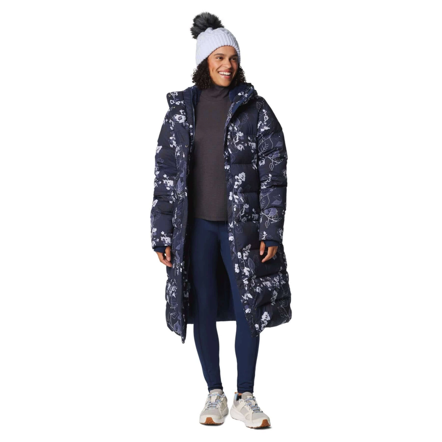Columbia Women's Boundless Days Print Long Down Jacket 6 Columbia Women's Boundless Days Print Long Down Jacket - Image 4