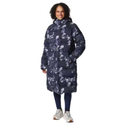 Columbia Women's Boundless Days Print Long Down Jacket