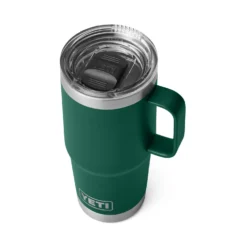 Yeti Rambler 20 Oz (591 Ml) Travel Mug -Columbia Store 21071504894 70000004221 YETI WHSL studio drinkware Rambler 20oz Travel Mug Black Forest Green 3qtr 6914 Layers F Primary B 2400x2400 c6df62e8 0f2c 43b8 a4ee add3c157fb64