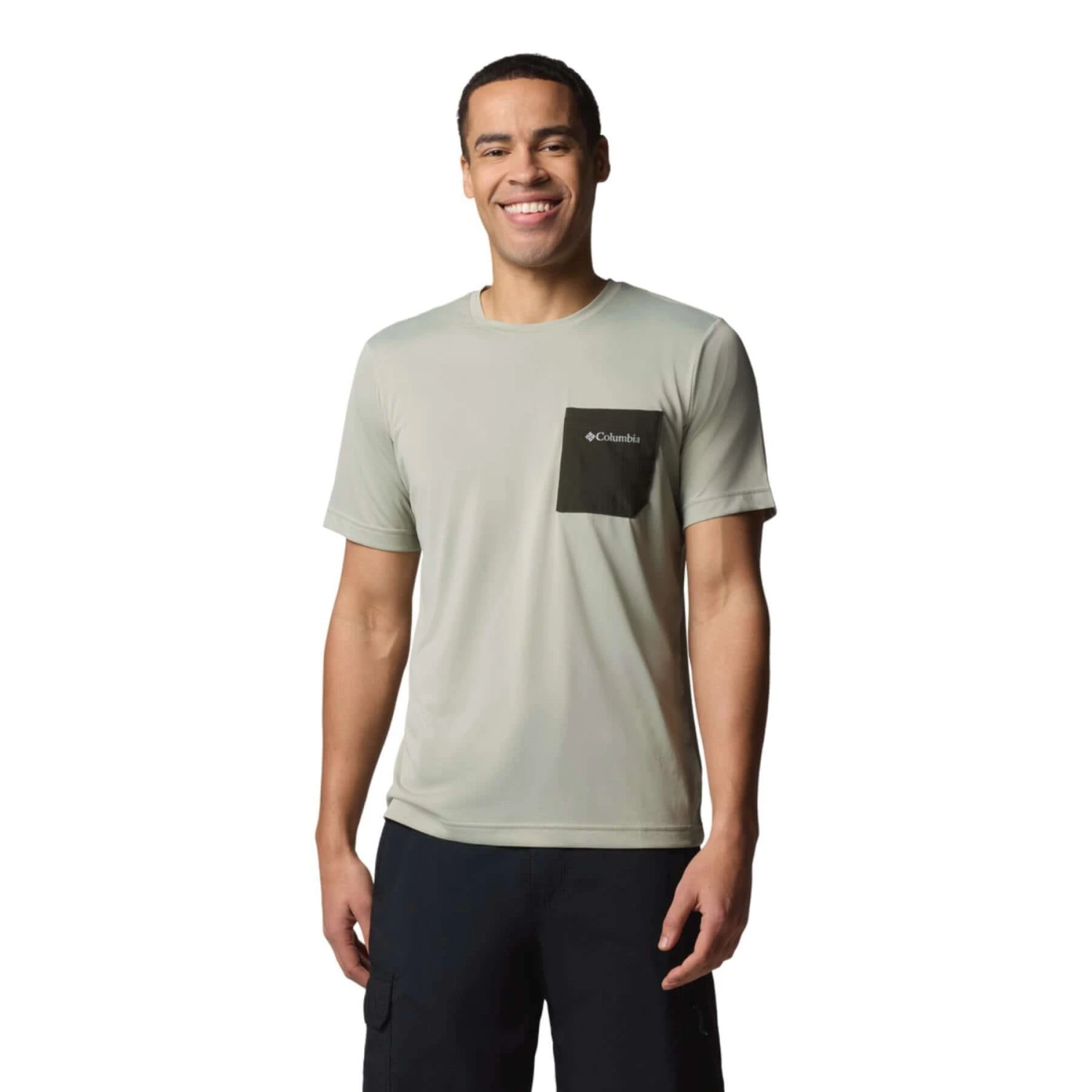 Men's Columbia Hike Pocket Short Sleeve Crew 5 Men's Columbia Hike Pocket Short Sleeve Crew - Image 3