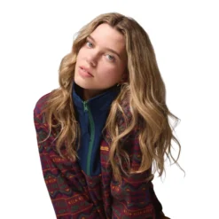 Columbia Women's Sequoia Grove Printed Half Zip Fleece -Columbia Store 2136201 624 a2 om