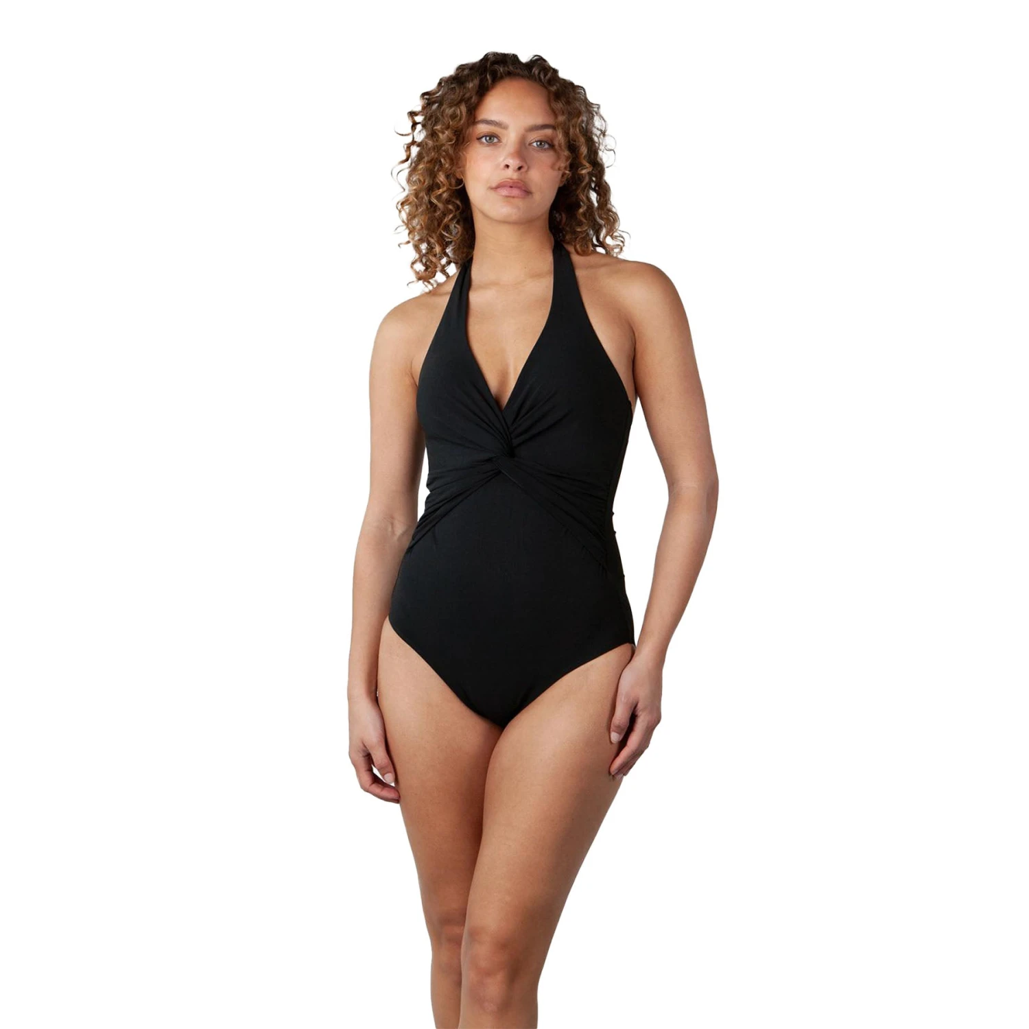 Barts Women's Solid Halter Shaping One Piece Swimsuit 3 Barts Women's Solid Halter Shaping One Piece Swimsuit