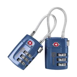 GO TRAVEL Combi Cable Twin Padlocks