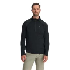 Spyder Men's Gridweb Fleece Half Zip Pullover