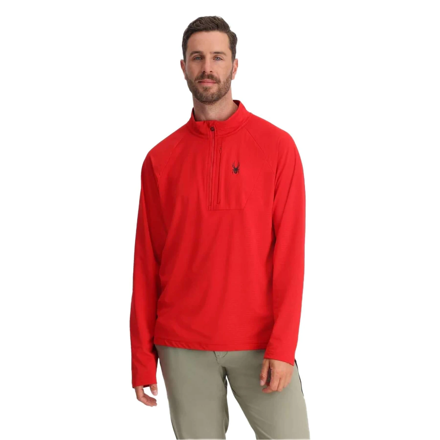 Spyder Men's Gridweb Fleece Half Zip Pullover 9 Spyder Men's Gridweb Fleece Half Zip Pullover - Image 7